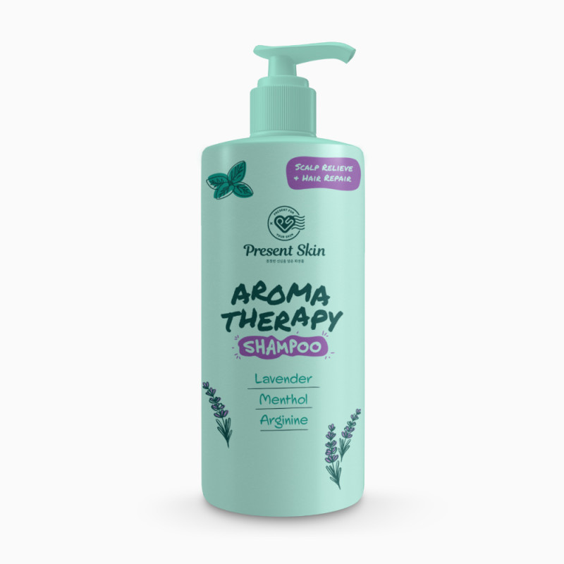 PRESENT SKIN Aromatherapy Shampoo, 500 ml