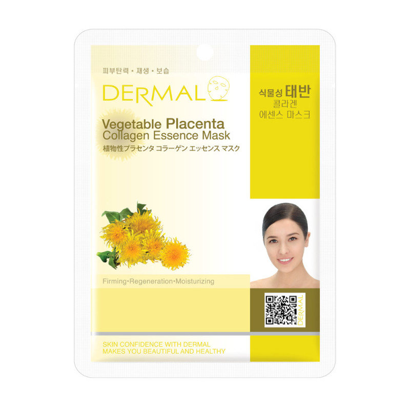 DERMAL Vegetable Placenta Collagen Essence Mask