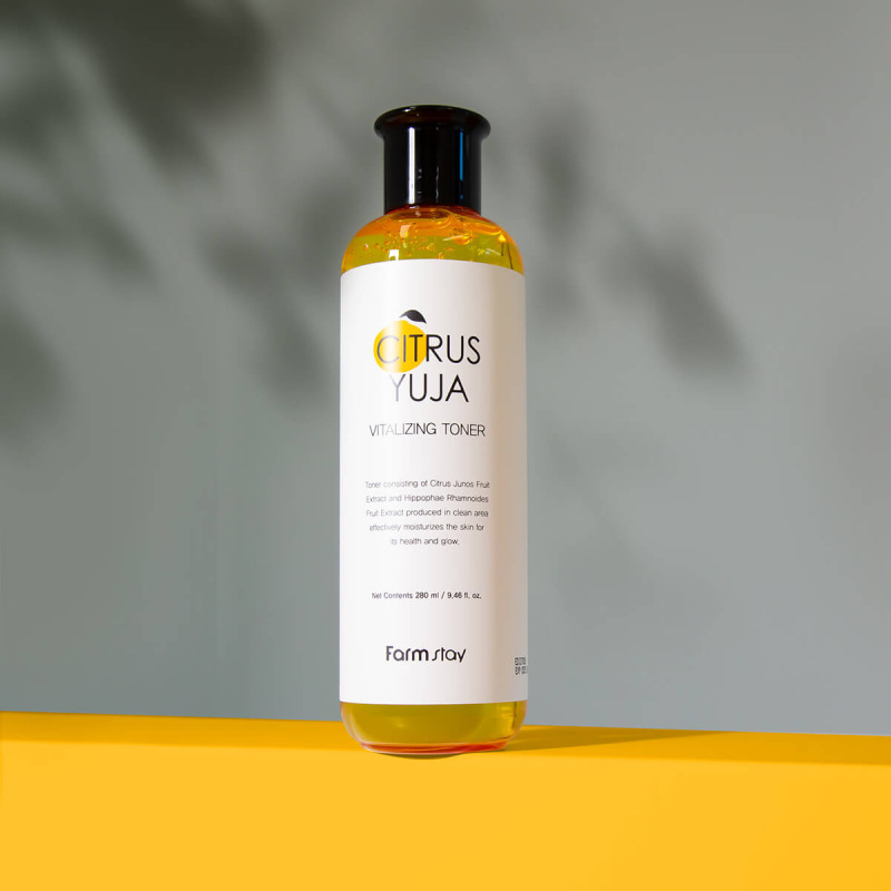 FARMSTAY CITRUS YUJA VITALIZING Toner, 280 ml 4