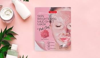 PUREDERM Skin Brightening Mud Sheet Mask PINK CLAY, 15 g 2