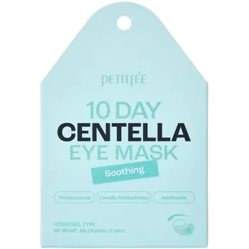 PETITFÉE 10 Day Centella Eye Mask Soothing, 20 ks