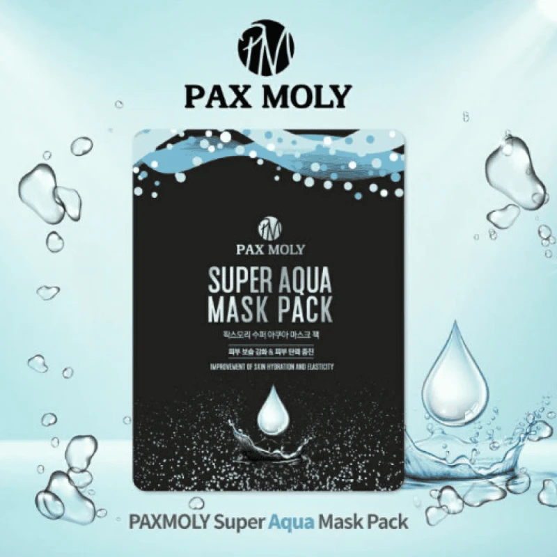 Pax Moly sheet mask with moisturizing and elasticity Super Aqua 25ml 1