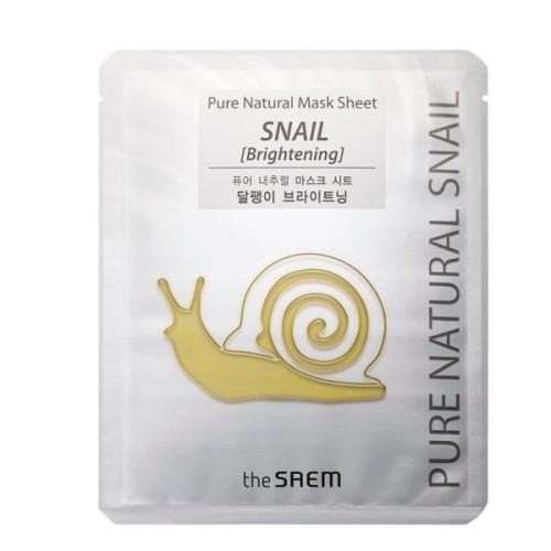 THE SAEM Pure Natural Snail Brightening Mask Sheet