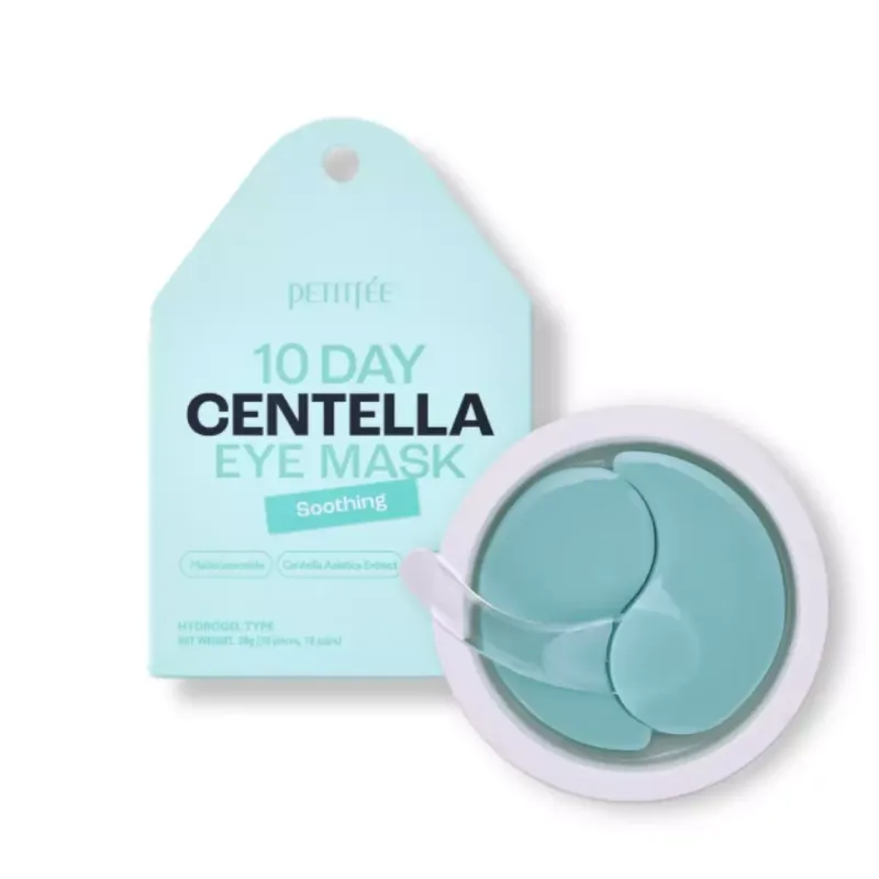 PETITFÉE 10 Day Centella Eye Mask Soothing, 20 ks