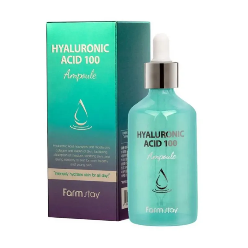 FARMSTAY HYALURONIC ACID 100 AMPOULE, 100 ml