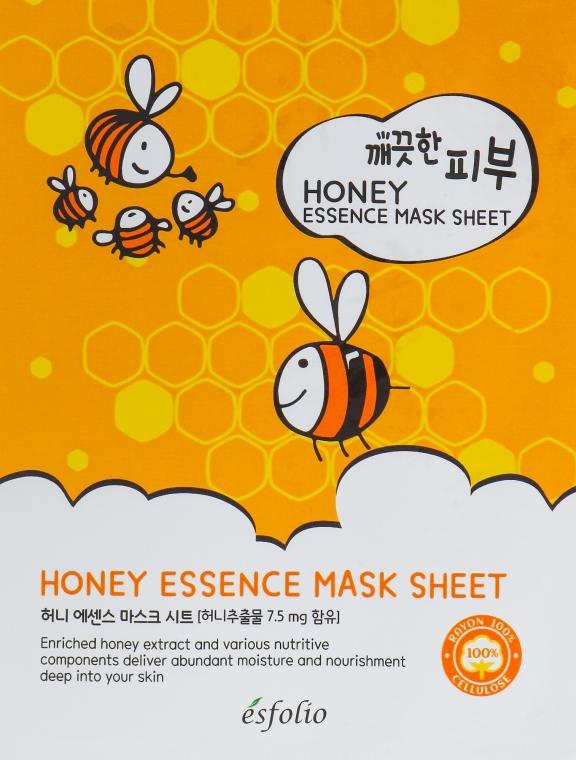 ESFOLIO Textilná maska s medom Pure Skin Honey Essence Mask Sheet