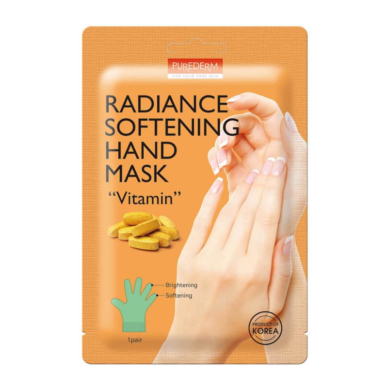 PUREDERM Radiance Softening Hand Mask VITAMIN