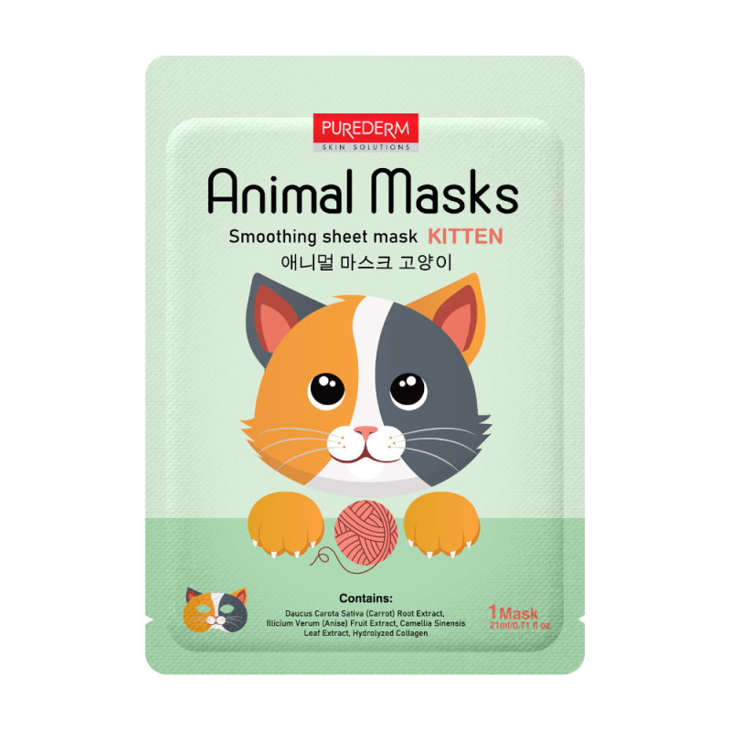 PUREDERM Animal Mask Kitten