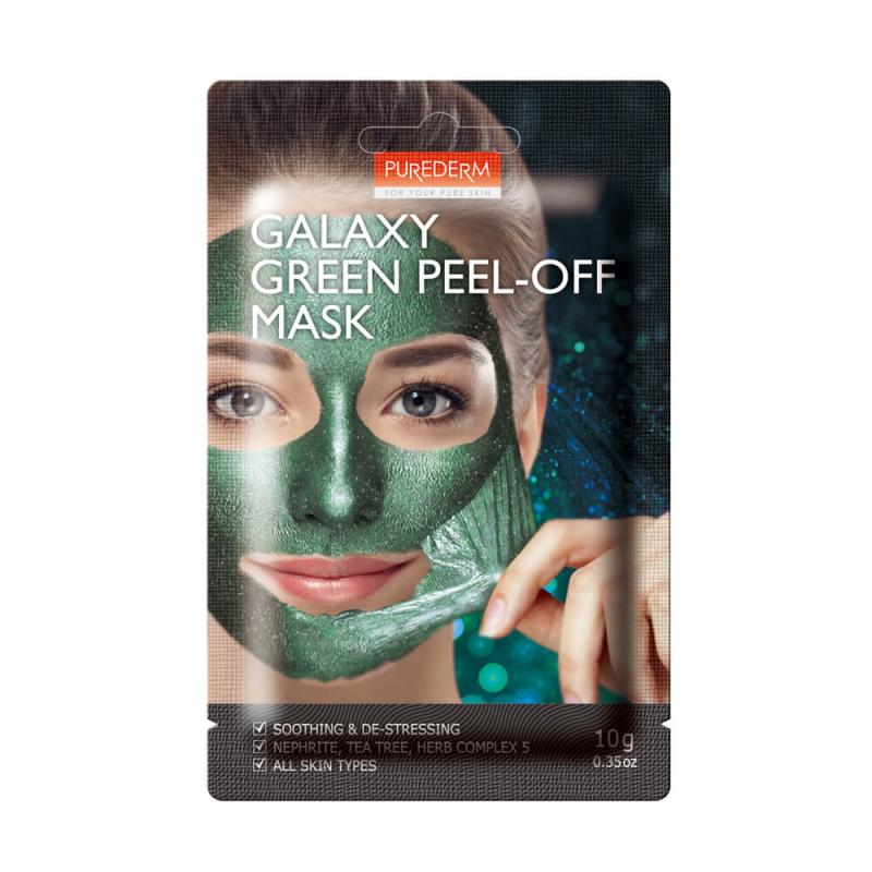 PUREDERM Galaxy GREEN Peel-off Mask, 10 g