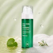 FARMSTAY CICA FARM Pore Cleansing OIL TO Foam, 115 ml 2