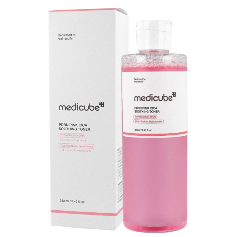 MEDICUBE PDRN Pink Cica Soothing Toner, 250ml