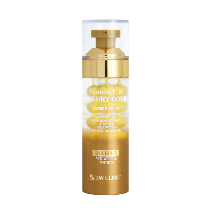 3W CLINIC Vitamin C & Luxury Gold Capsule Serum - kapsulové sérum s vitamínom C a zlatom 1