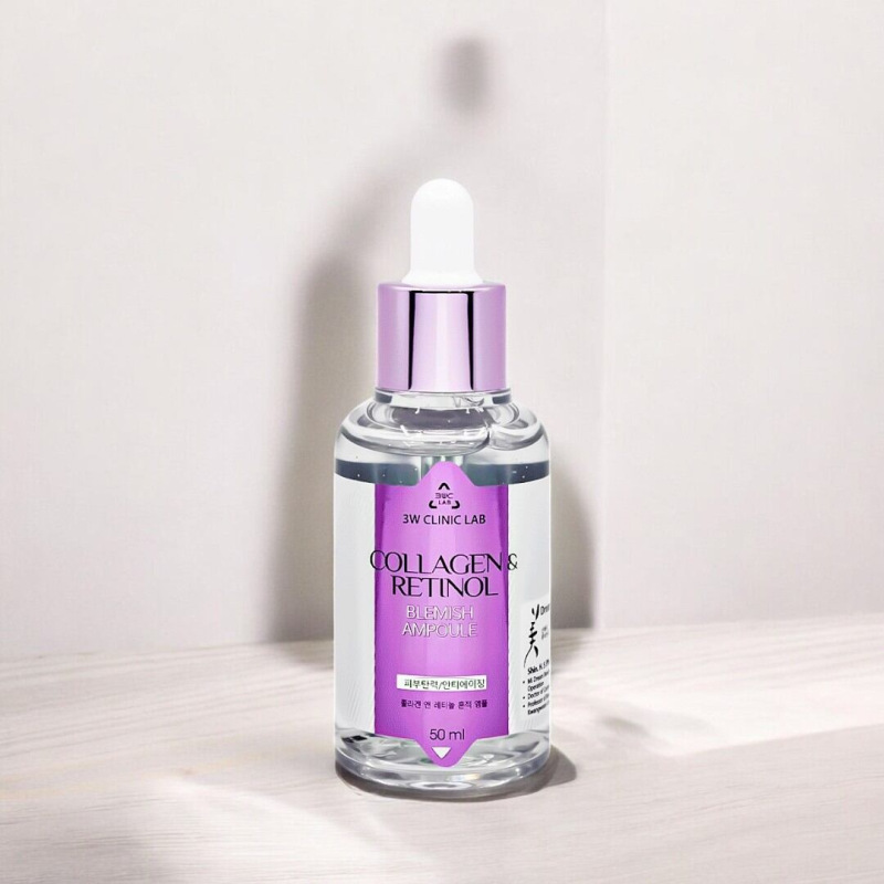 3W CLINIC LAB Collagen & Retinol Blemish Ampoule, 50 ml 1