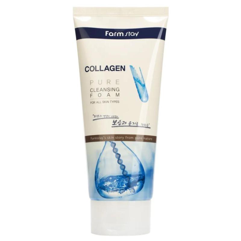 FARMSTAY COLLAGEN PURE Cleansing Foam, 180 ml