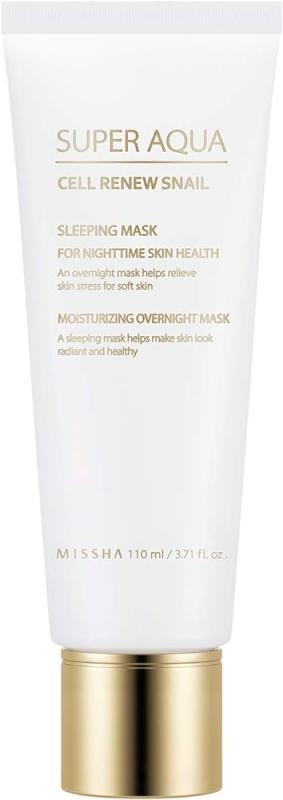 MISSHA Super Aqua Cell Renew Snail Sleeping Mask, 110ml