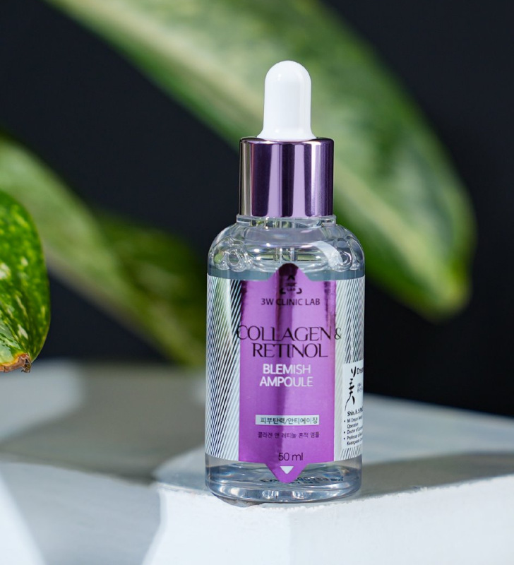 3W CLINIC LAB Collagen & Retinol Blemish Ampoule, 50 ml 2