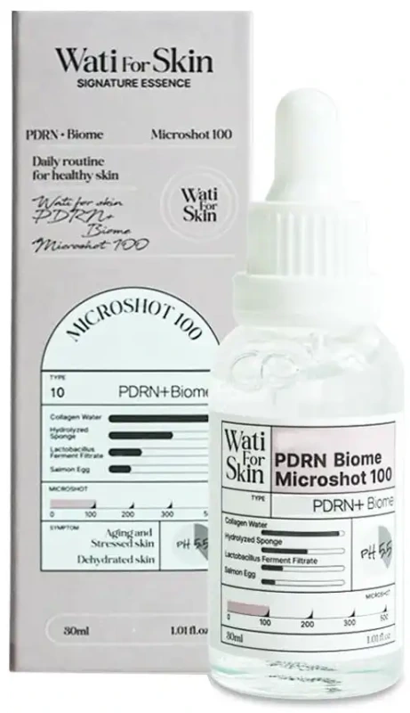 WATI FOR SKIN PDRN + Biome Essence Microshot 100, 30 ml 2