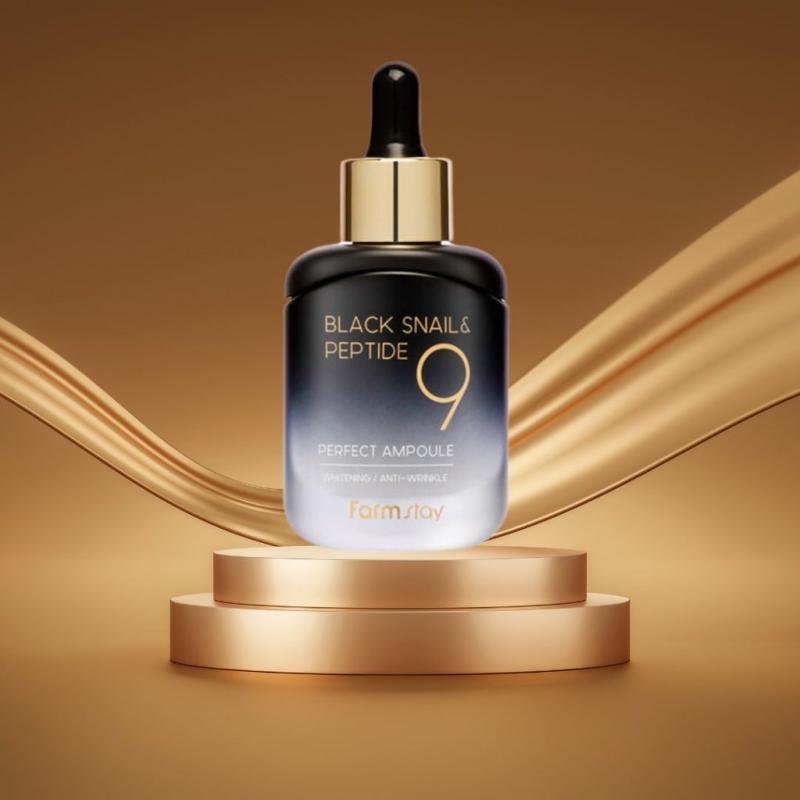 FARMSTAY Omladzujúce sérum Black Snail & Peptide 9 Perfect Ampoule 35 ml