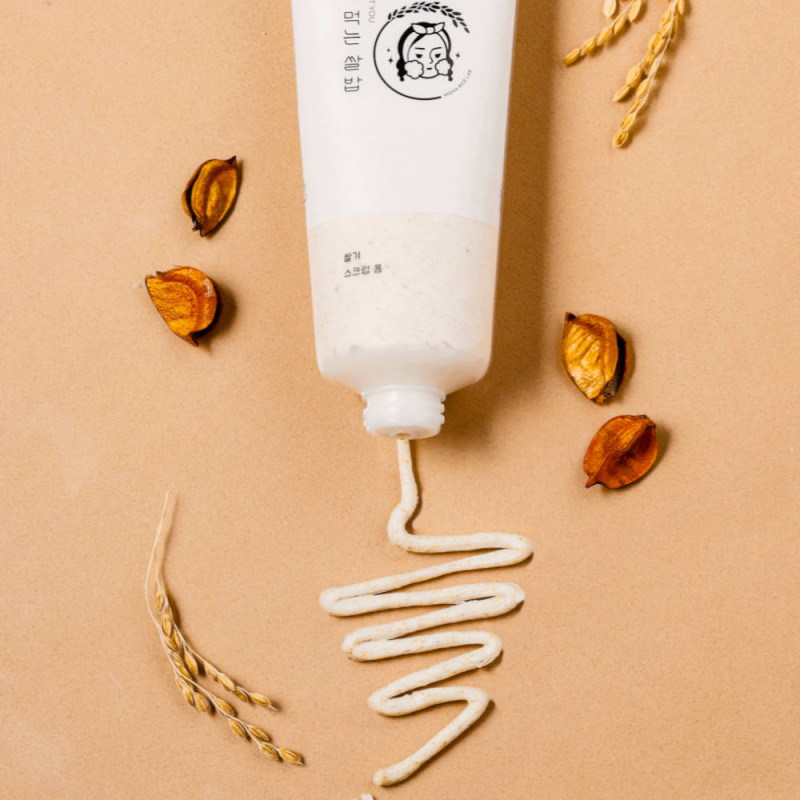MIDHA Rice Bran Scrub Foam, 150 ml 1