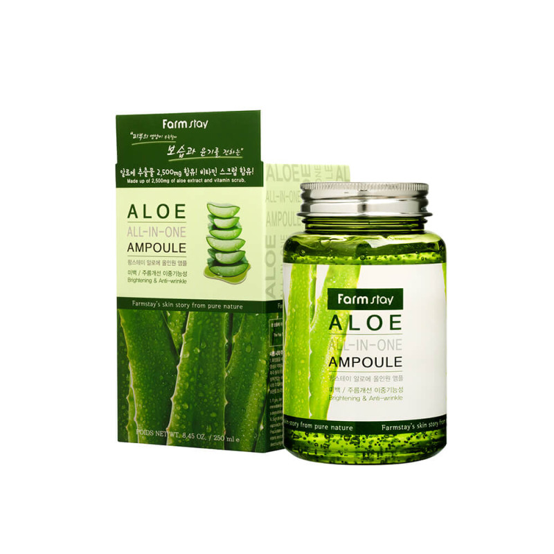 FARMSTAY ALOE ALL-IN ONE AMPOULE, 250 ml 2