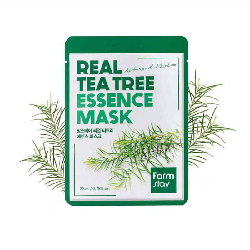 FARMSTAY REAL TEA TREE ESSENCE MASK, 23 ml