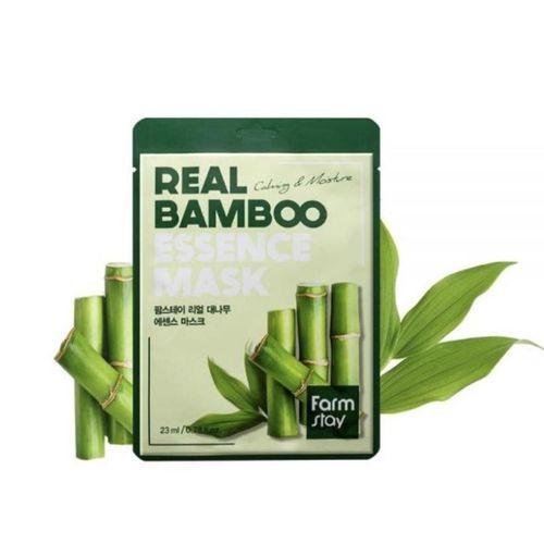 FARMSTAY Hydratačná pleťová maska Real Bamboo Essence Mask