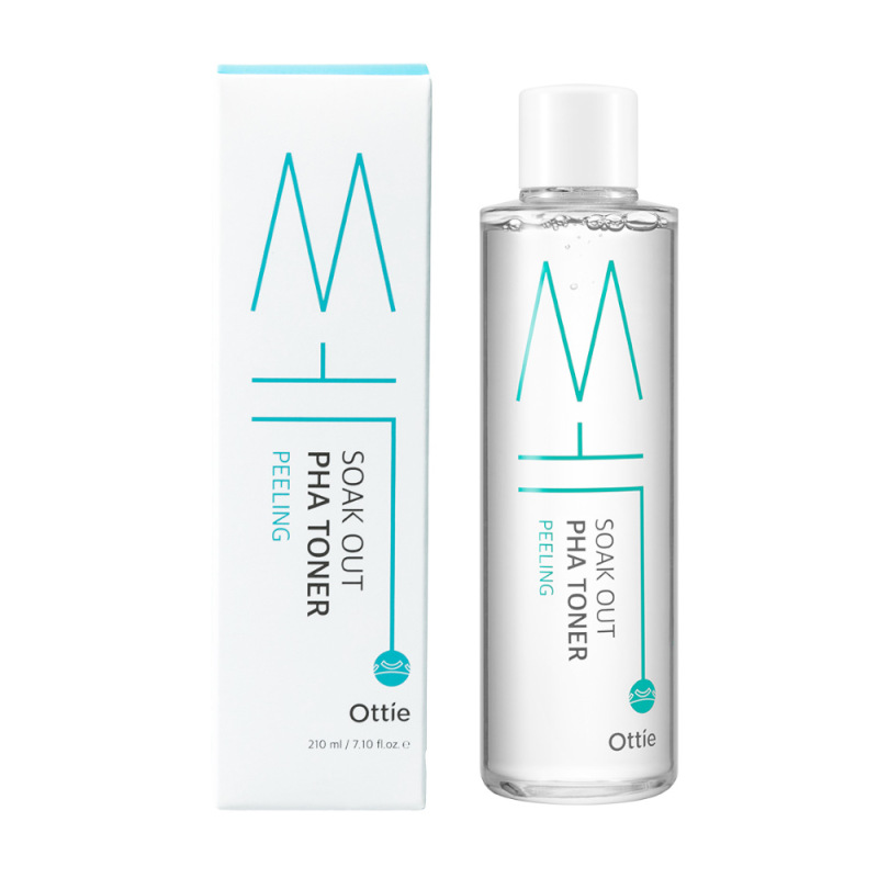 Ottie Soak out PHA Toner, 210 ml 6