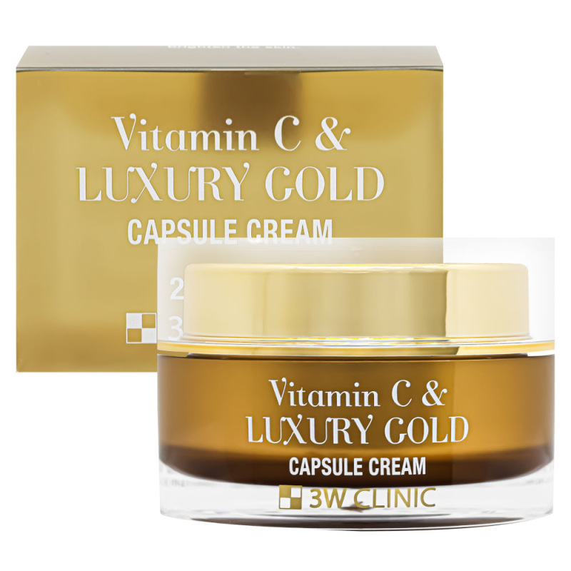 3W CLINIC Vitamin C & Luxury Gold Capsule Cream