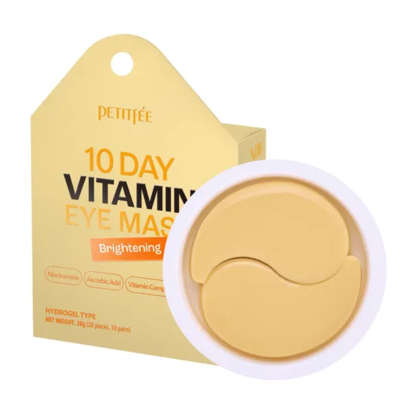 PETITFÉE 10 Day Vitamin Eye Mask Brightening, 20 ks