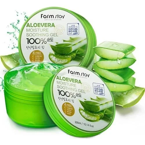 FARMSTAY MOISTURE SOOTHING GEL ALOEVERA, 300 ml 1
