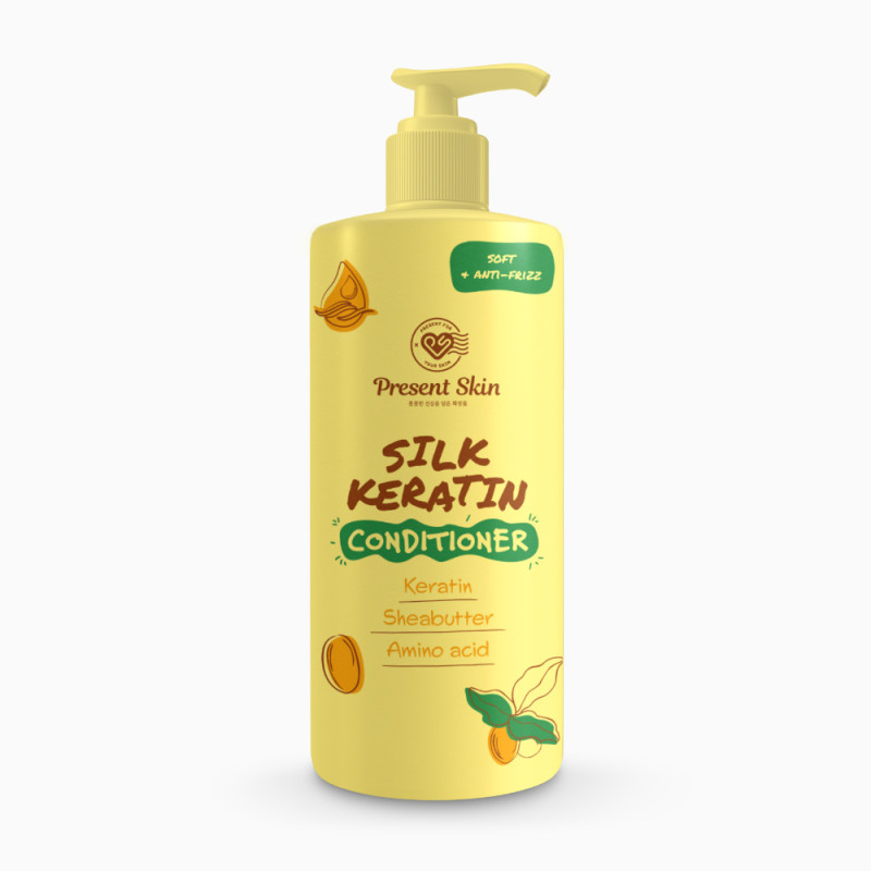 PRESENT SKIN Silk Keratin Conditioner, 500 ml