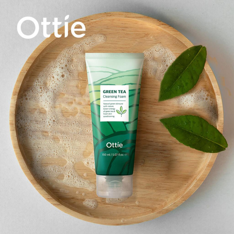 Ottie Green Tea Cleansing Foam, 150 ml 1