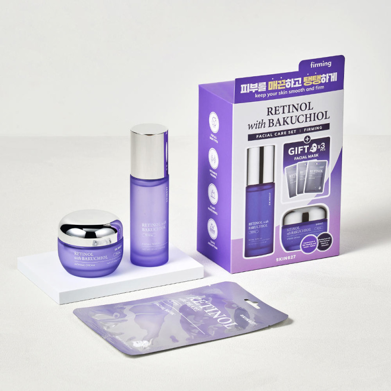 SKIN627 RETINOL with BAKUCHIOL Facial Care Set
