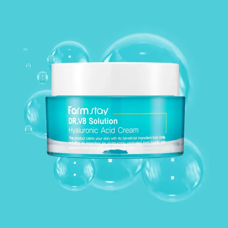 FARMSTAY DR-V8 Solution Hyaluronic Acid Cream, 80 ml