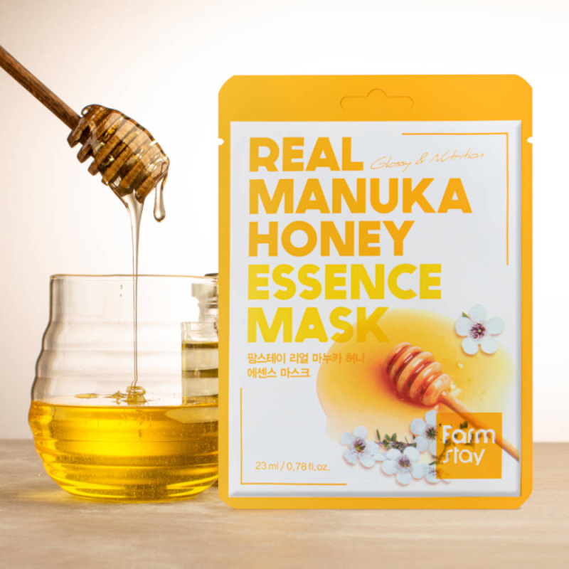 FARMSTAY REAL MANUKA HONEY Essence Mask, 23 ml 3