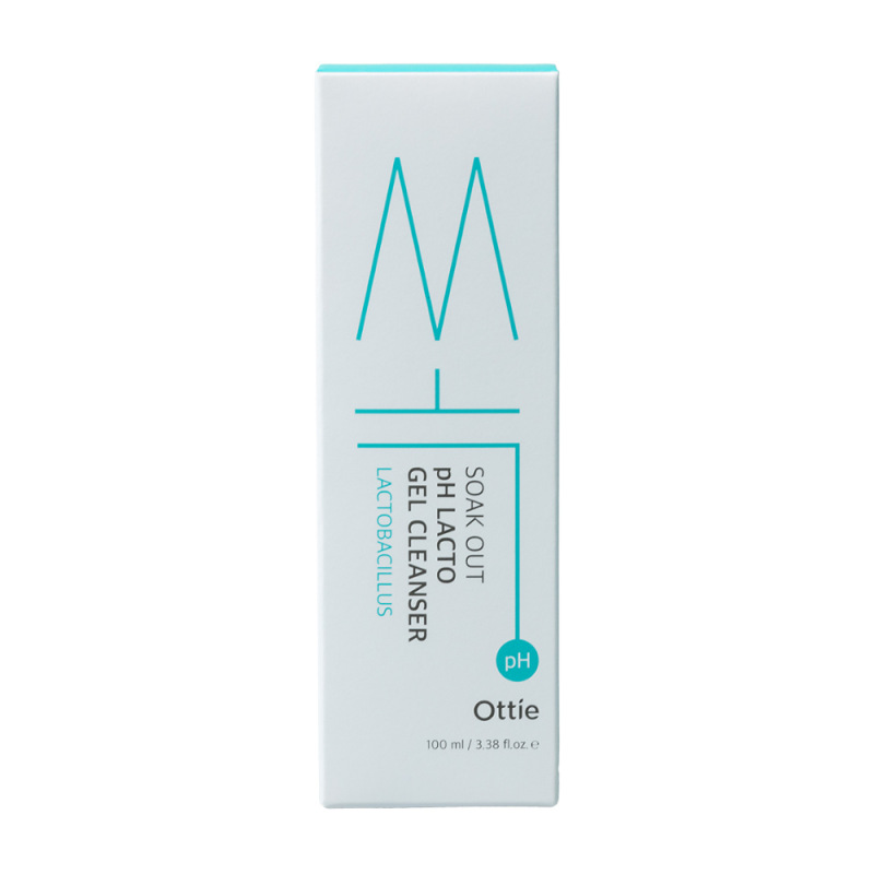 Ottie Soak Out pH Lacto Gel Cleanser, 100 ml 4