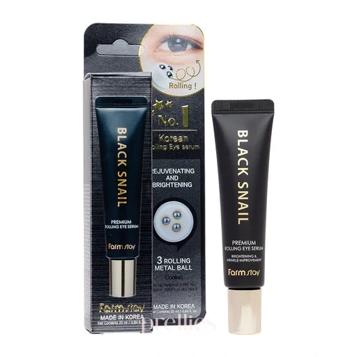 FARMSTAY Black Snail Premium Rolling Eye Serum, 25 ml 3