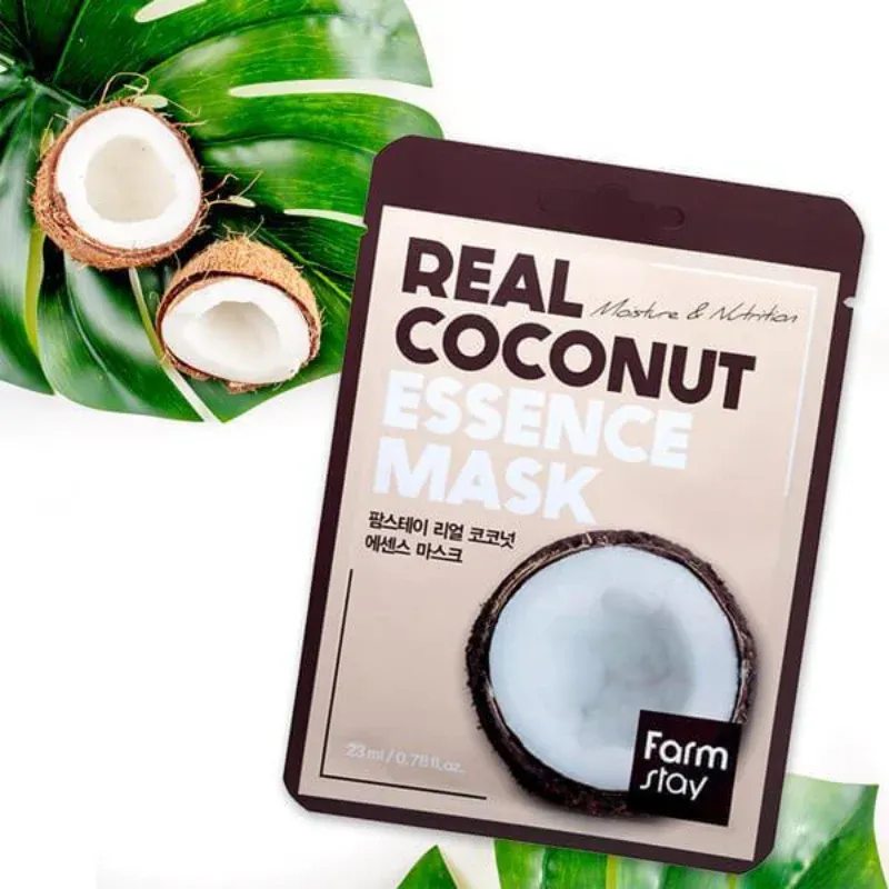 FARMSTAY REAL COCONUT Essence Mask, 23 ml