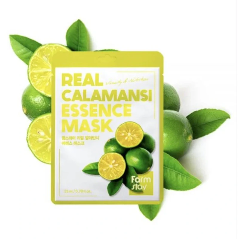 FARMSTAY Maska nabitá vitamínmi Real Calamansi Essence Mask 1