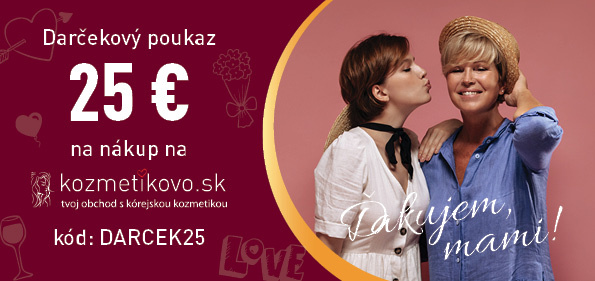 Darčekový poukaz v hodnote 25€