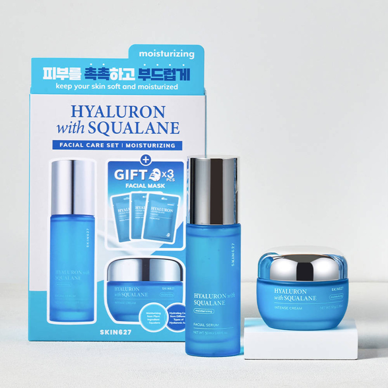 SKIN627 HYALURON with SQUALANE Facial Care Set 2