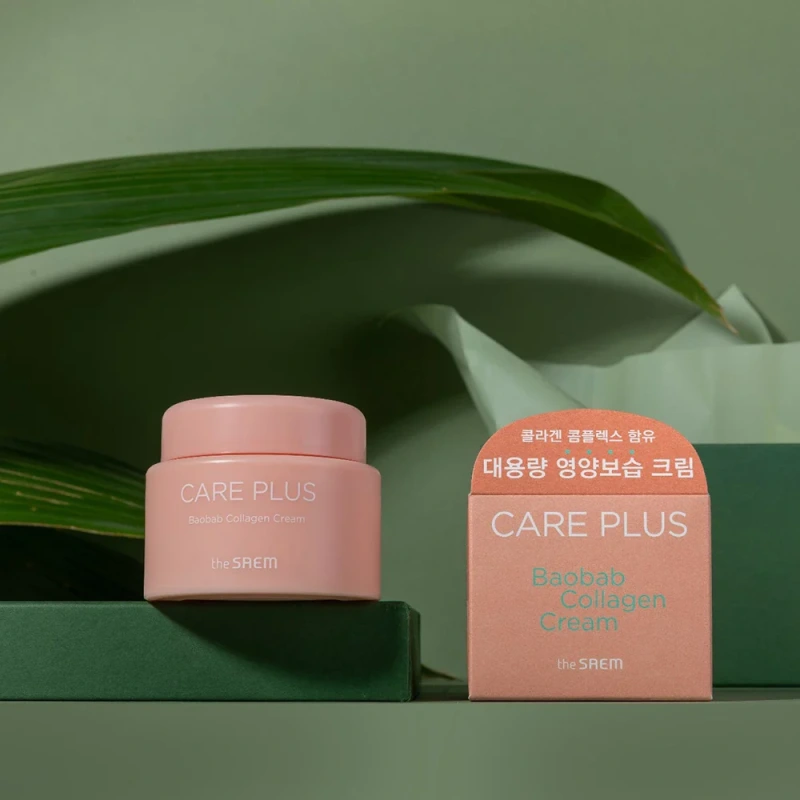 THE SAEM Care Plus Baobab Collagen Cream 3