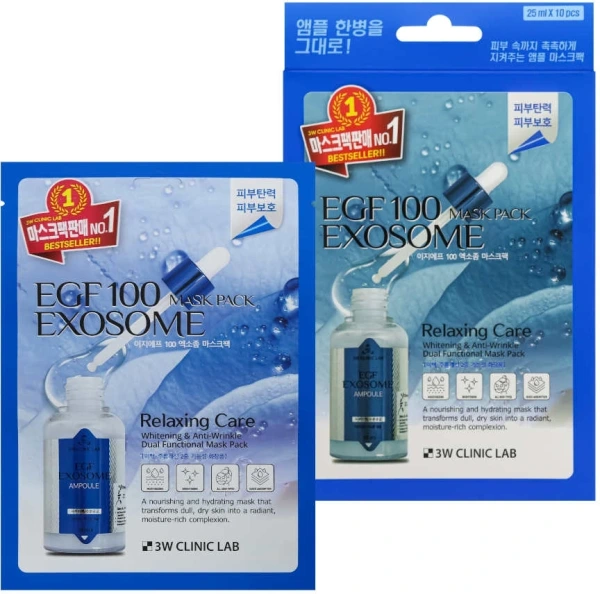 3W CLINIC LAB EGF 100 Exosome Mask 1