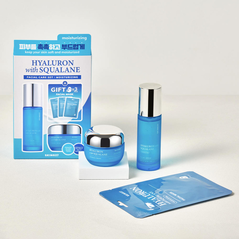 SKIN627 HYALURON with SQUALANE Facial Care Set