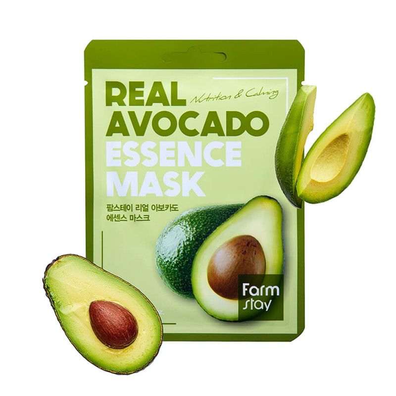 FARMSTAY REAL AVOCADO Essence Mask