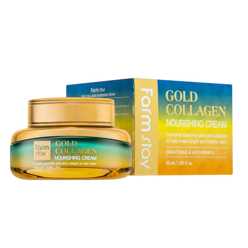 FARMSTAY GOLD COLLAGEN Nourishing Cream, 55 ml 3