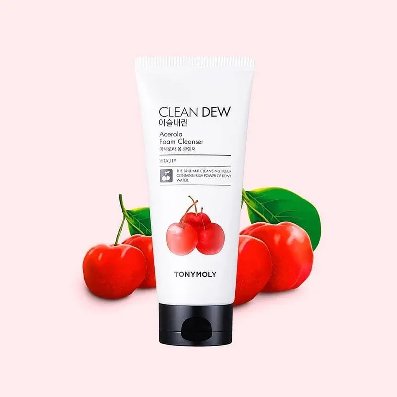 TONY MOLY Krémová čistiaca pena Clean Dew Acerola Foam Cleanser, 180 ml