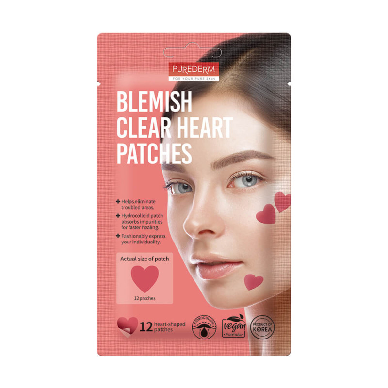 PUREDERM Blemish Clear Heart Patches
