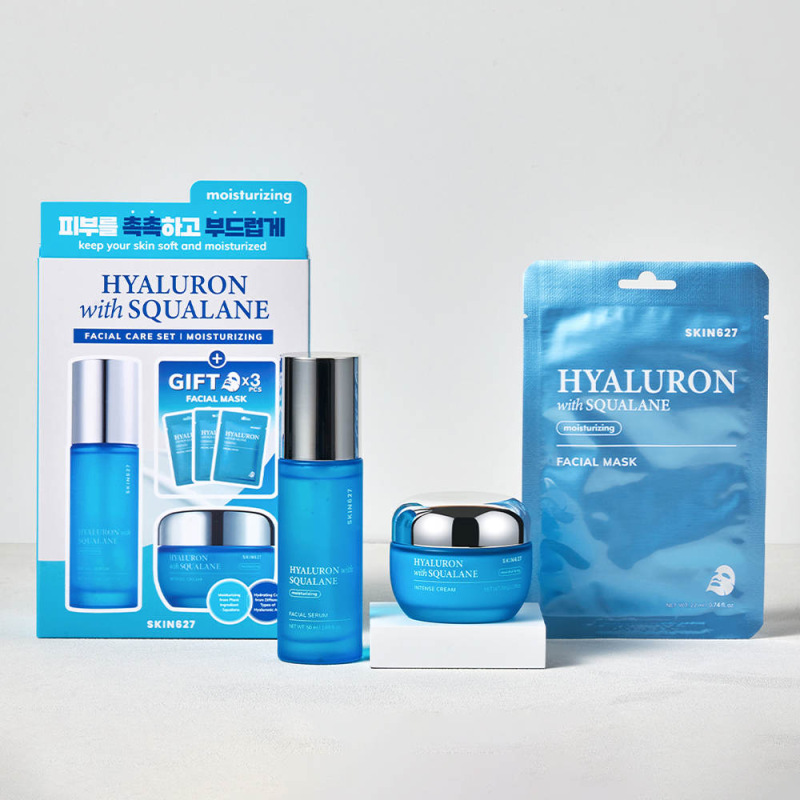 SKIN627 HYALURON with SQUALANE Facial Care Set 1