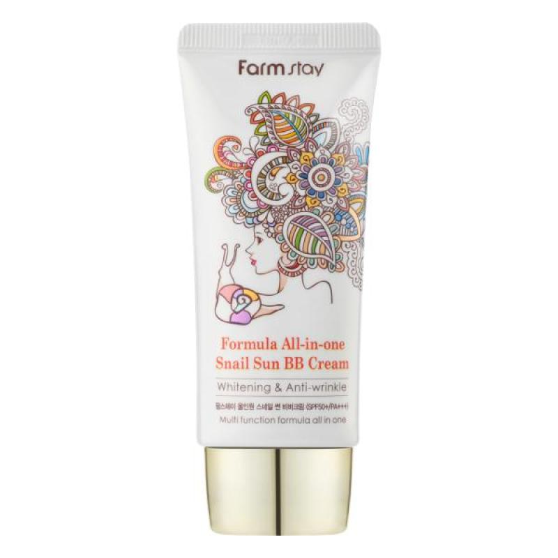 FARMSTAY FORMULA ALL-IN-ONE Snail Sun BB Cream, 50 g